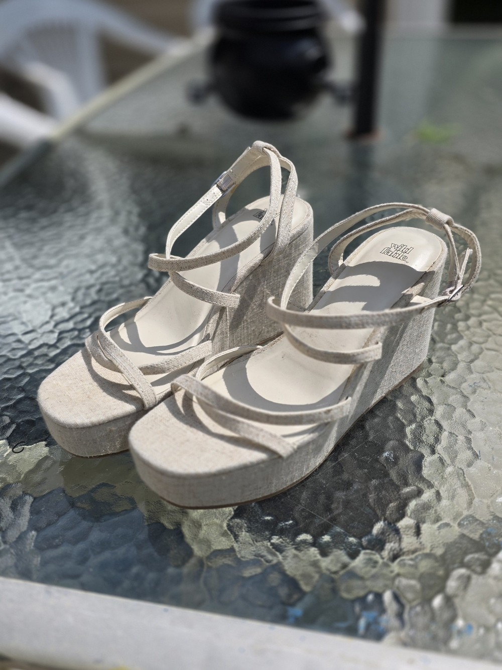 NWOT Wedge Sandals Size 9.5